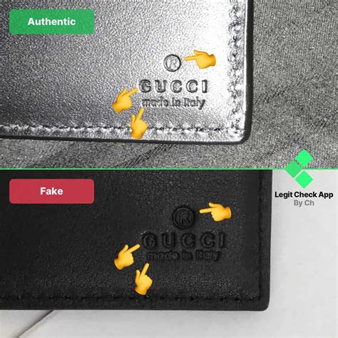 fake not gucci wallet|authentic gucci snake wallet.